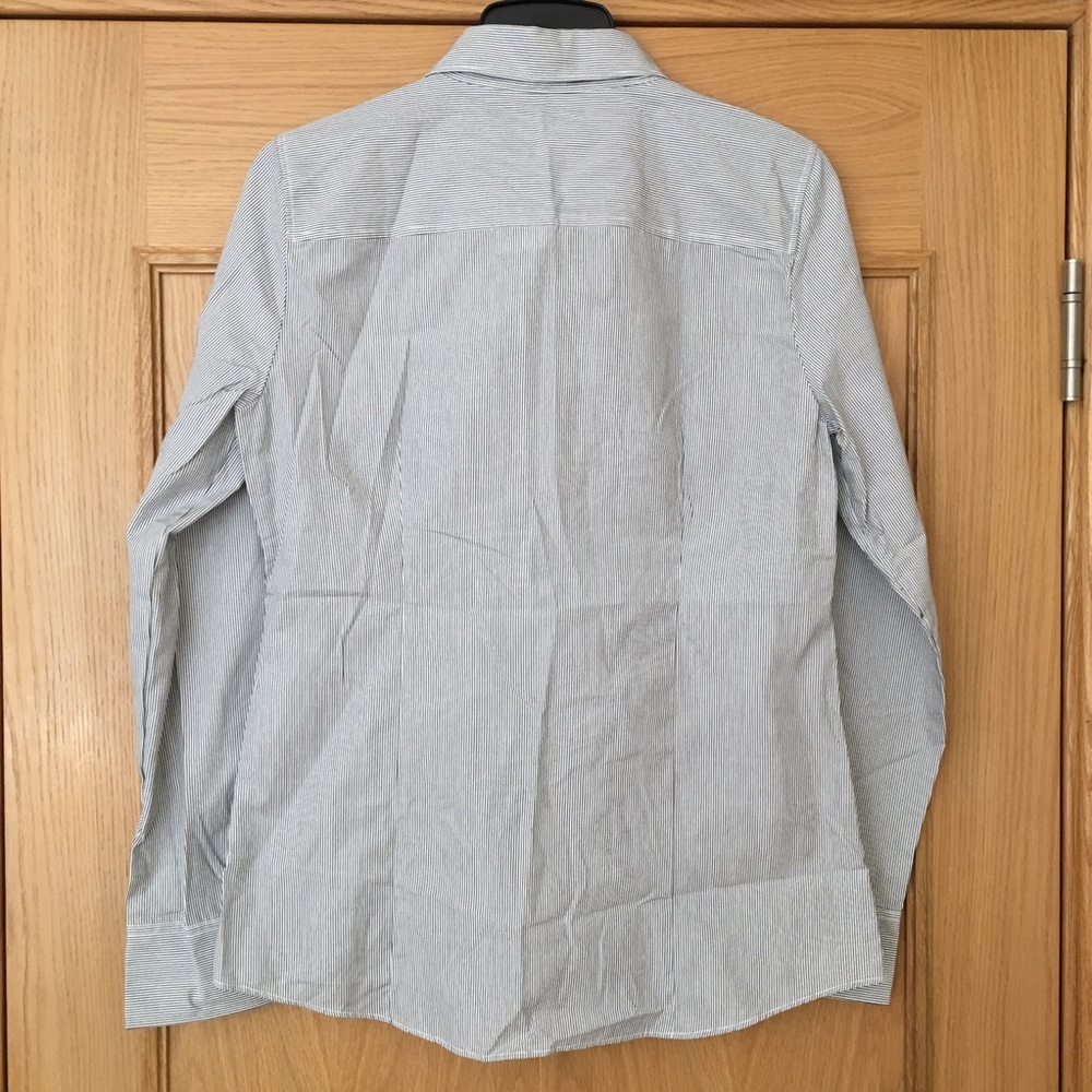 NWT J Crew Factory Pinstripe Button Down Shirt, M - Picture 2 of 4